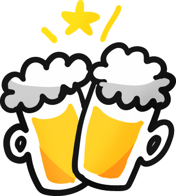 ビールで乾杯 clipart