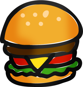 ハンバーガー clipart