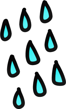 雨 clipart