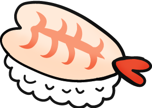 えびのお寿司 clipart