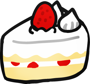 イチゴショートケーキ clipart